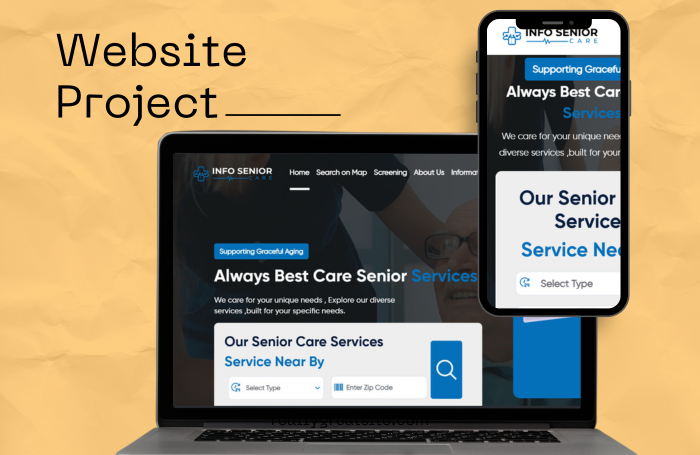 Website Project info senior care